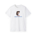 Pregnant Detective Just Breathe White Tee