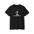 Pregnant Detective Just Breathe Black Tee