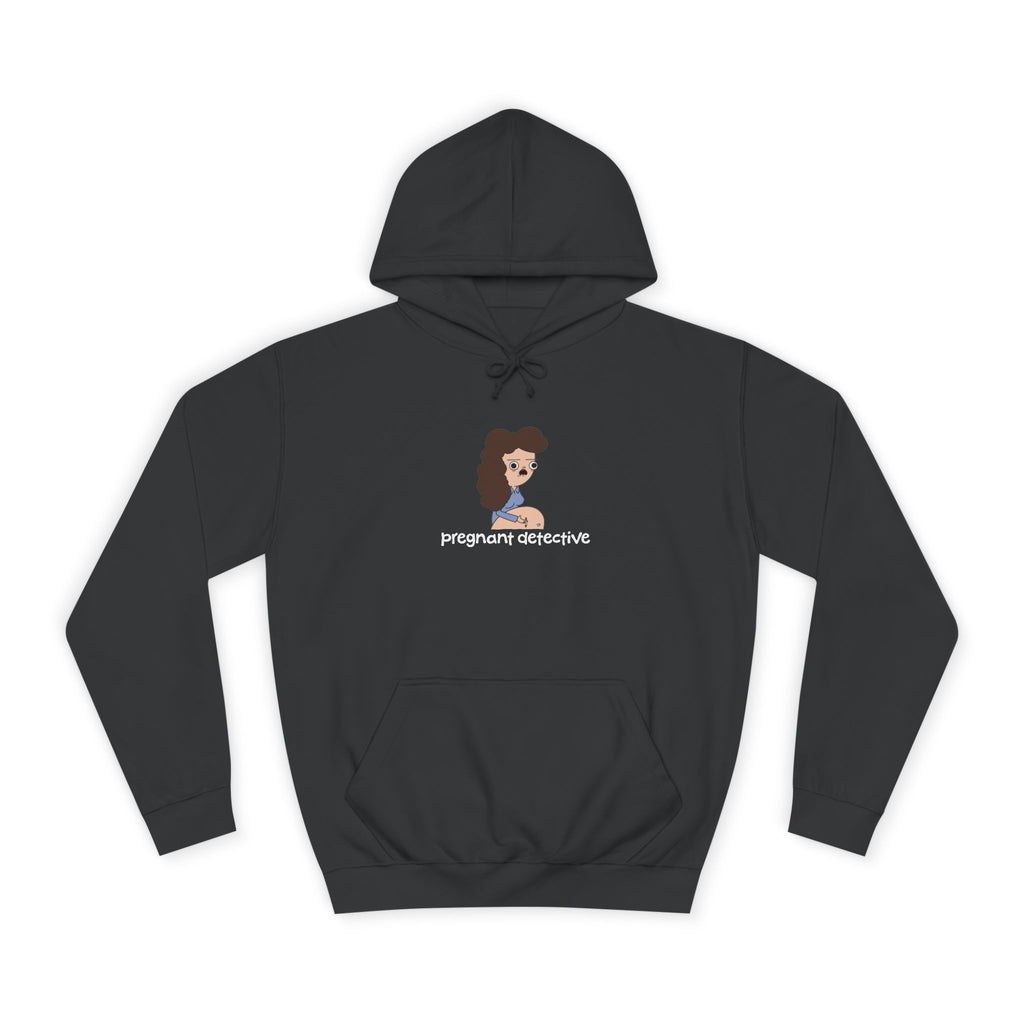 Pregnant Detective Just Breathe Hoodie