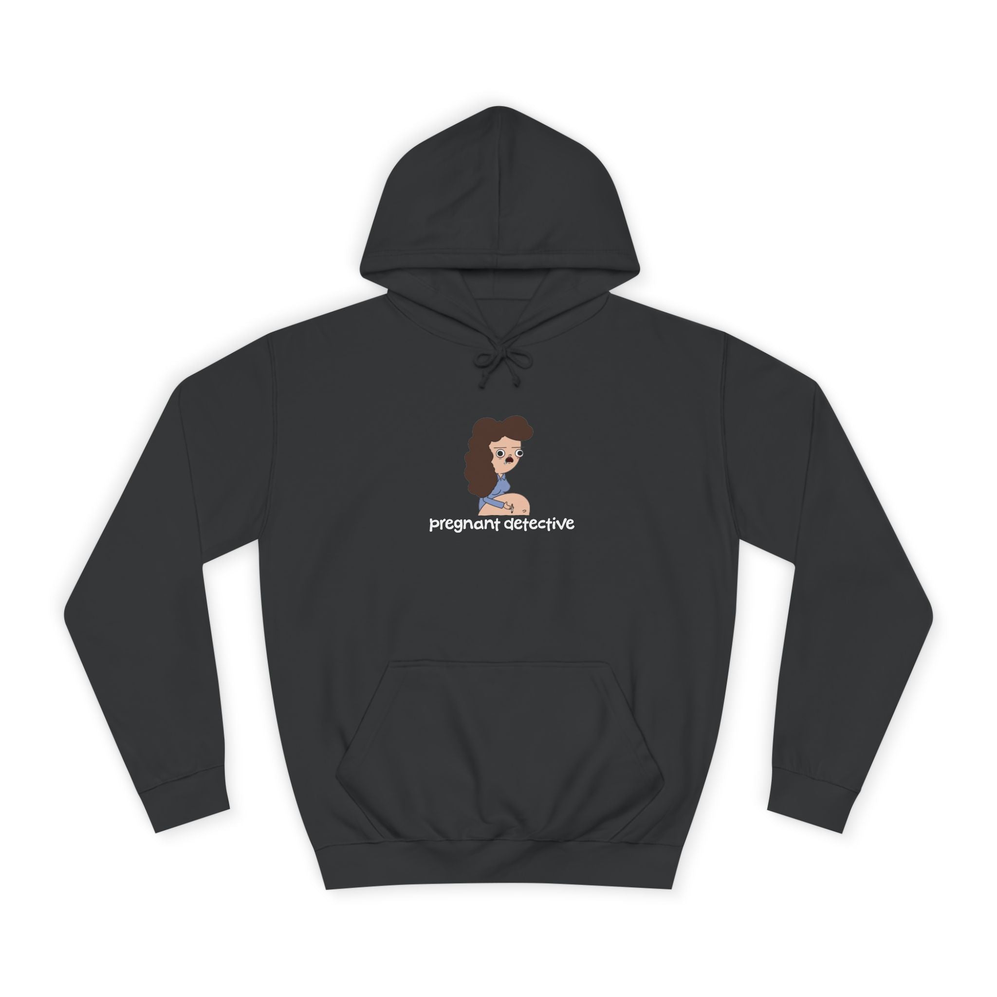 Pregnant Detective Just Breathe Hoodie