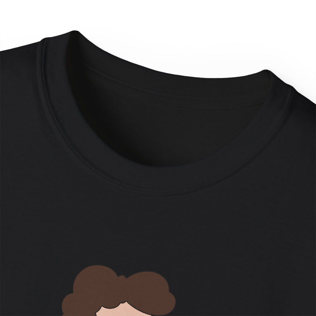 Pregnant Detective Just Breathe Black Tee